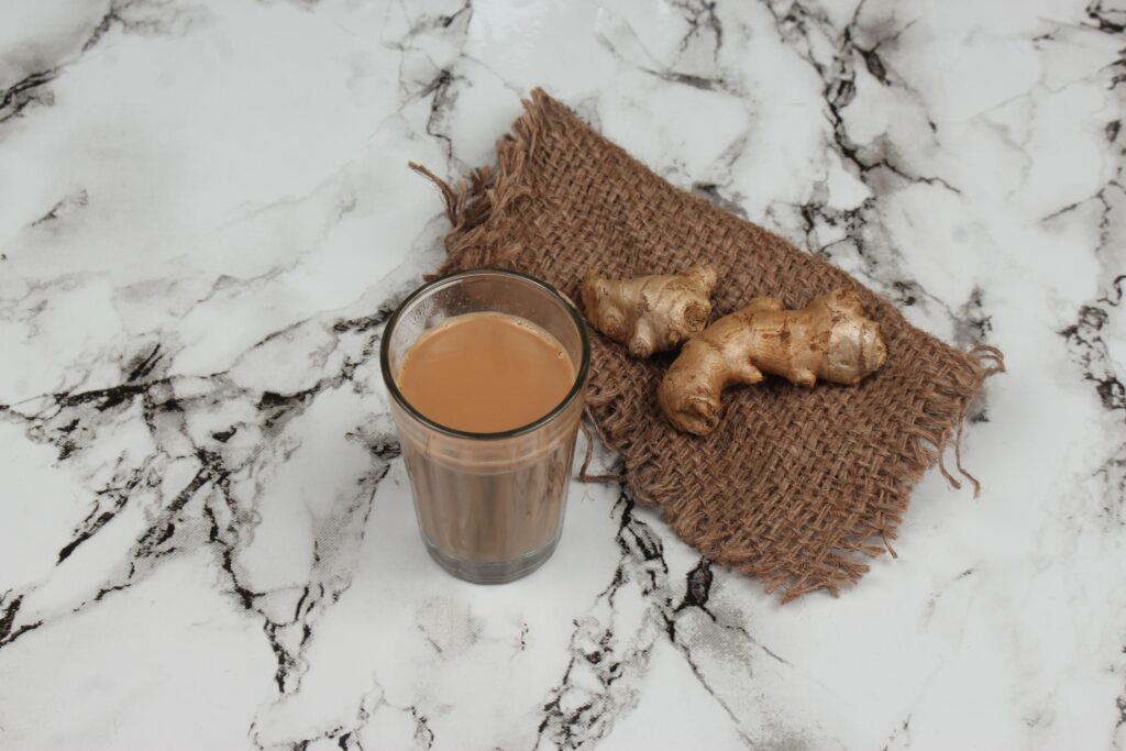 Sugar free chai recipe: masala chai latte sweetened with jaggery instead of sugar