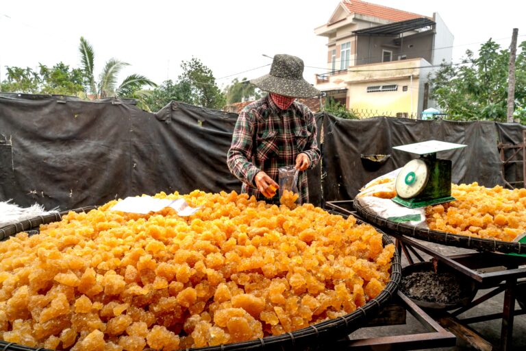 Jaggery powder in a bowl representing jaggery powder price India comparison